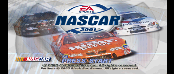 NASCAR 2001 Title Screen
